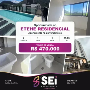 Apartamento com 2 Quartos à venda, 55m² no Camorim, Rio de Janeiro