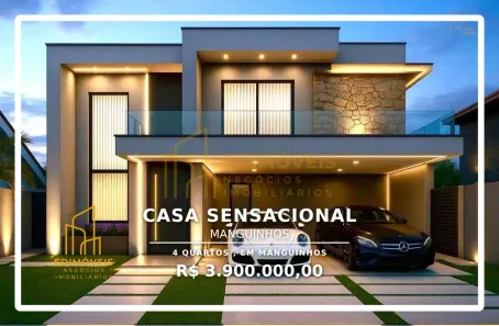 Casa com 4 Quartos à venda, 484m² no Manguinhos, Serra