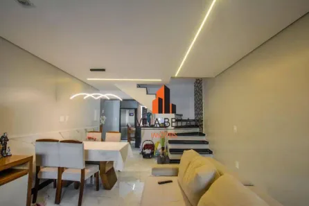 Sobrado com 3 Quartos à venda, 210m² no Vila Scarpelli, Santo André