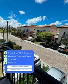 Casa de Condomínio com 3 Quartos à venda, 182m² no Alphaville (Abrantes), Camaçari