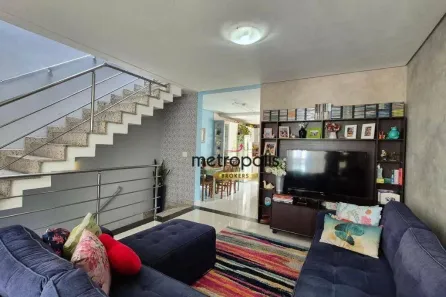 Sobrado com 3 Quartos à venda, 167m² no Jardim, Santo André