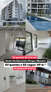 Apartamento com 3 Quartos à venda, 69m² no Planalto, Manaus