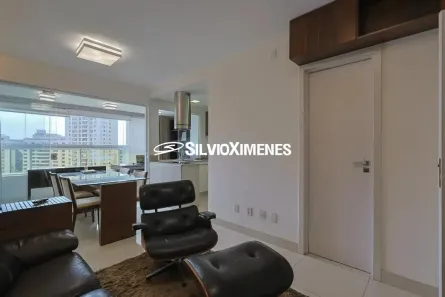 Apartamento com 1 Quarto para alugar, 57m² no Vila da Serra, Nova Lima