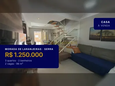 Casa com 3 Quartos à venda, 96m² no Morada de Laranjeiras, Serra
