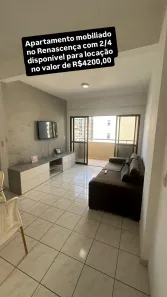 Apartamento com 2 Quartos para alugar, 60m² no Renascença, São Luís