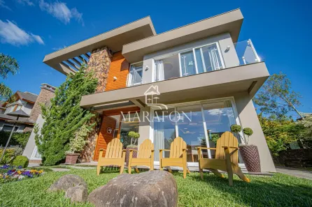 Casa de Condomínio com 4 Quartos à venda, 308m² no Vila Prinstrop, Gramado