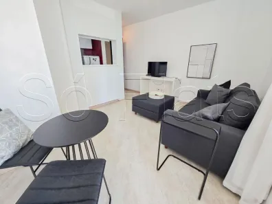 Flat com 1 Quarto para alugar, 39m² no Cerqueira César, São Paulo