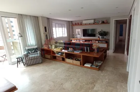 Apartamento com 3 Quartos para alugar, 203m² no Campo Belo, São Paulo