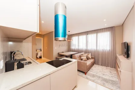 Apartamento com 1 Quarto para alugar, 43m² no São Francisco, Curitiba