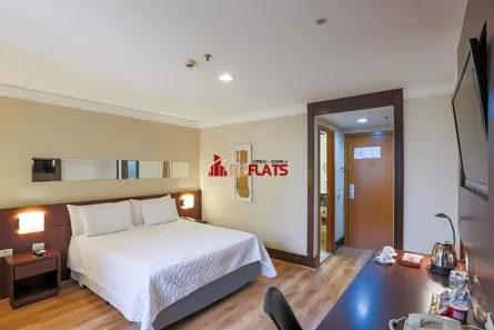 Flat com 1 Quarto para alugar, 25m² no Campo Belo, São Paulo