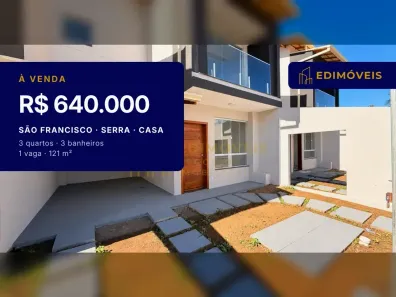 Casa com 3 Quartos à venda, 121m² no São Francisco, Serra