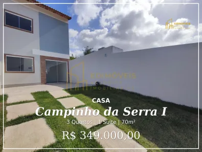 Casa com 3 Quartos à venda, 70m² no Campinho da Serra I, Serra