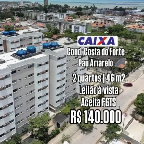 Apartamento com 2 Quartos à venda, 46m² no Pau Amarelo, Paulista