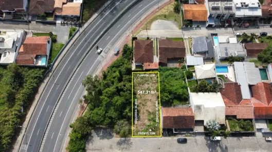 Lote/Terreno à venda, 518m² no Velha, Blumenau