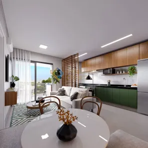 Apartamento com 1 Quarto para alugar, 42m² no Ribeirânia, Ribeirão Preto