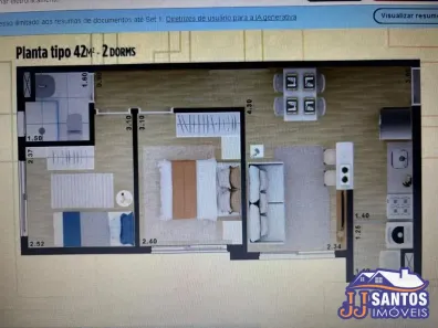 Apartamento com 2 Quartos à venda, 42m² no Mooca, São Paulo