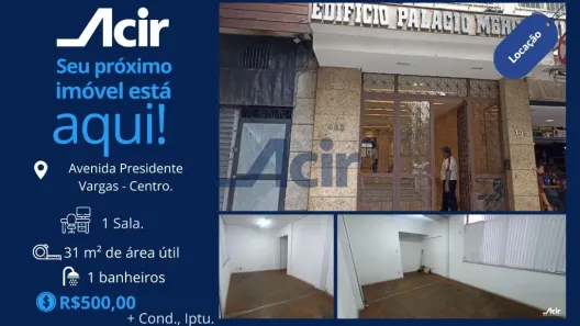 Sala Comercial à venda, 30m² no Centro, Rio de Janeiro