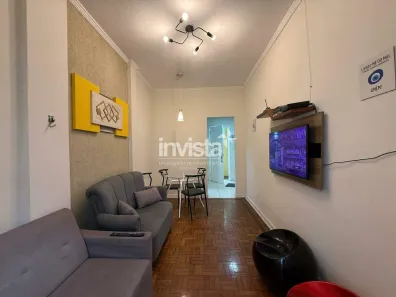 Apartamento com 1 Quarto para alugar, 40m² no José Menino, Santos