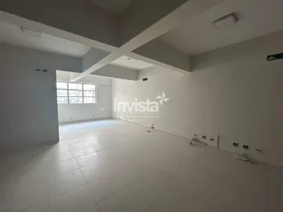 Sala Comercial para alugar, 93m² no Centro, Santos