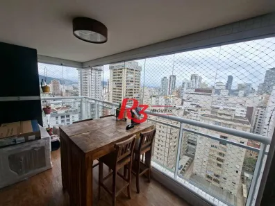 Apartamento com 3 Quartos à venda, 100m² no José Menino, Santos