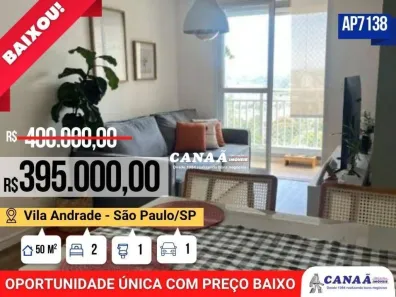 Apartamento com 2 Quartos à venda, 50m² no Vila Andrade, São Paulo