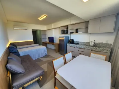Apartamento com 1 Quarto para alugar, 29m² no Buraquinho, Lauro de Freitas