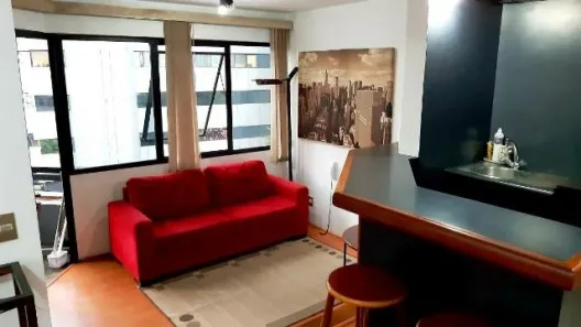 Flat com 1 Quarto para alugar, 50m² no Cidade Monções, São Paulo