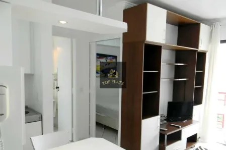 Flat com 1 Quarto para alugar, 35m² no Moema, São Paulo