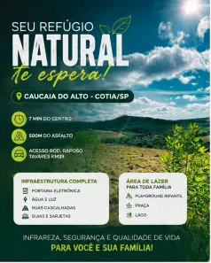 Lote/Terreno à venda, 500m² no Recreio Topázio (Caucaia do Alto), Cotia