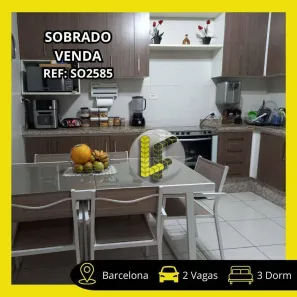Sobrado com 3 Quartos à venda, 140m² no Barcelona, São Caetano do Sul