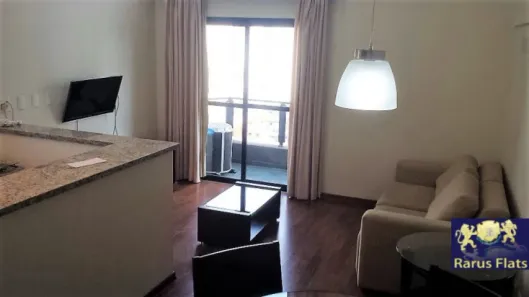 Flat com 1 Quarto para alugar, 52m² no Moema, São Paulo