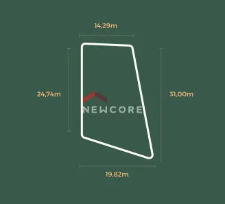 Lote/Terreno à venda, 527m² no Centro, Canela