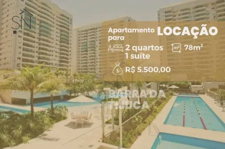 Apartamento com 2 Quartos para alugar, 78m² no Barra Olímpica, Rio de Janeiro