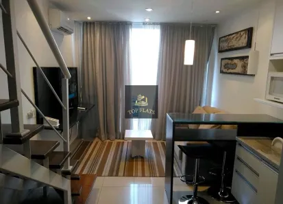 Flat com 1 Quarto para alugar, 47m² no Cidade Monções, São Paulo