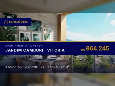 Apartamento com 2 Quartos à venda, 64m² no Jardim Camburi, Vitória