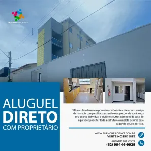 Apartamento com 1 Quarto para alugar, 32m² no Setor Sol Nascente, Goiânia