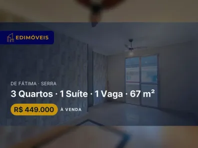 Apartamento com 3 Quartos à venda, 67m² no de Fátima, Serra
