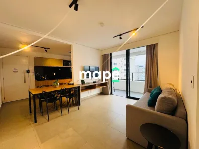 Apartamento com 1 Quarto para alugar, 57m² no Ponta da Praia, Santos
