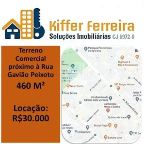 Lote/Terreno para alugar, 461m² no Icaraí, Niterói