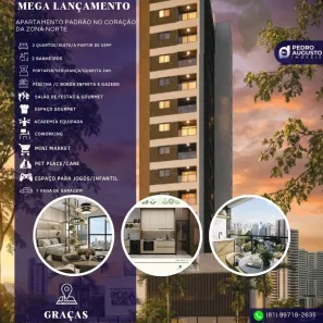 Apartamento com 2 Quartos à venda, 53m² no Graças, Recife