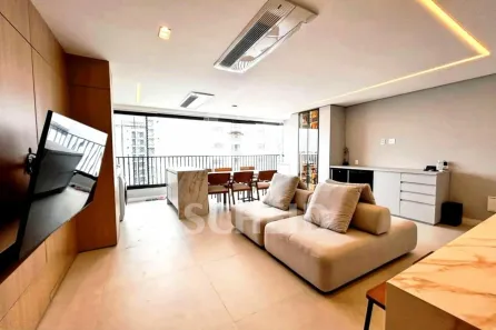 Apartamento com 2 Quartos para alugar, 88m² no Santo Amaro, São Paulo