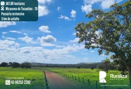 Fazenda/Sítio à venda, 360m² no , Miracema do Tocantins