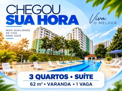 Apartamento com 3 Quartos à venda, 62m² no Jardim Limoeiro, Serra