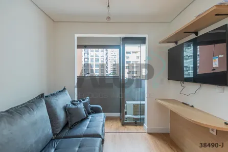 Apartamento com 1 Quarto para alugar, 25m² no Vila Nova Conceição, São Paulo