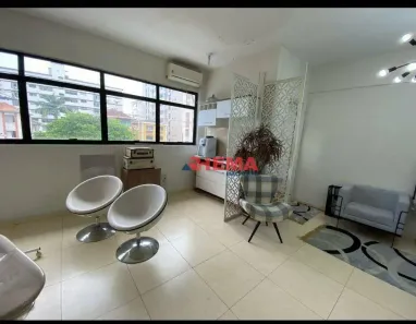 Sala Comercial à venda, 49m² no Macuco, Santos