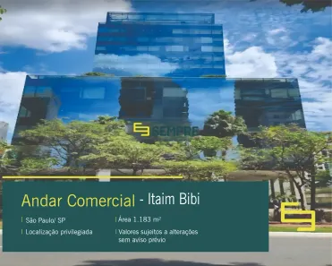 Imóvel Comercial para alugar, 1183m² no Itaim Bibi, São Paulo