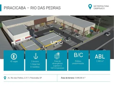 Ponto Comercial para alugar, 239m² no Piracicamirim, Piracicaba
