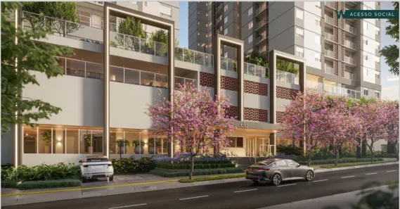 Apartamento com 2 Quartos à venda, 59m² no Setor Bueno, Goiânia
