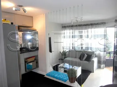Apartamento com 1 Quarto para alugar, 48m² no Cidade Monções, São Paulo