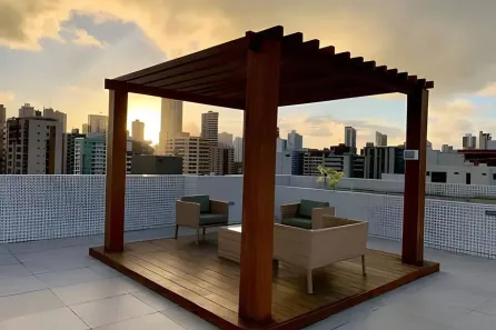 Apartamento com 1 Quarto para alugar, 30m² no Cabo Branco, João Pessoa